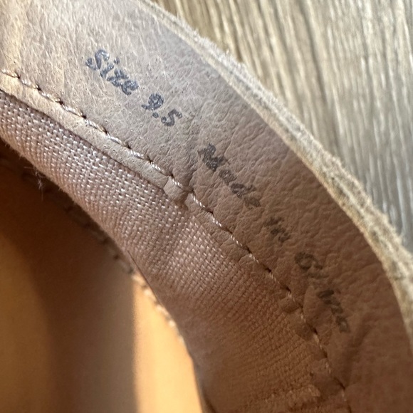 Dolce Vita Espadrille Gray Suede Wedge / Platform Sandals with Ankle Strap NWOT - Picture 9 of 9